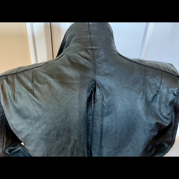 SALE- EX CONDITION SUPER CHIC FIDELITY LEATHER MOTO JACKET.💞 - Picture 10 of 13